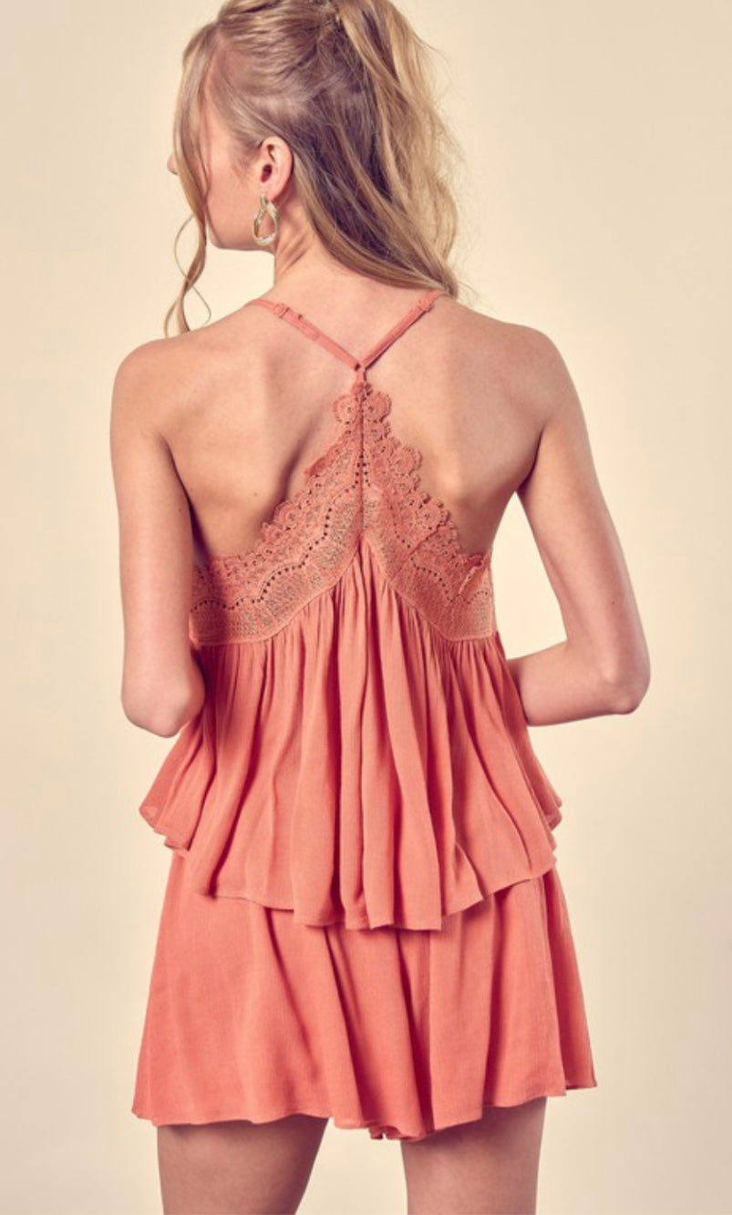 Coral romper