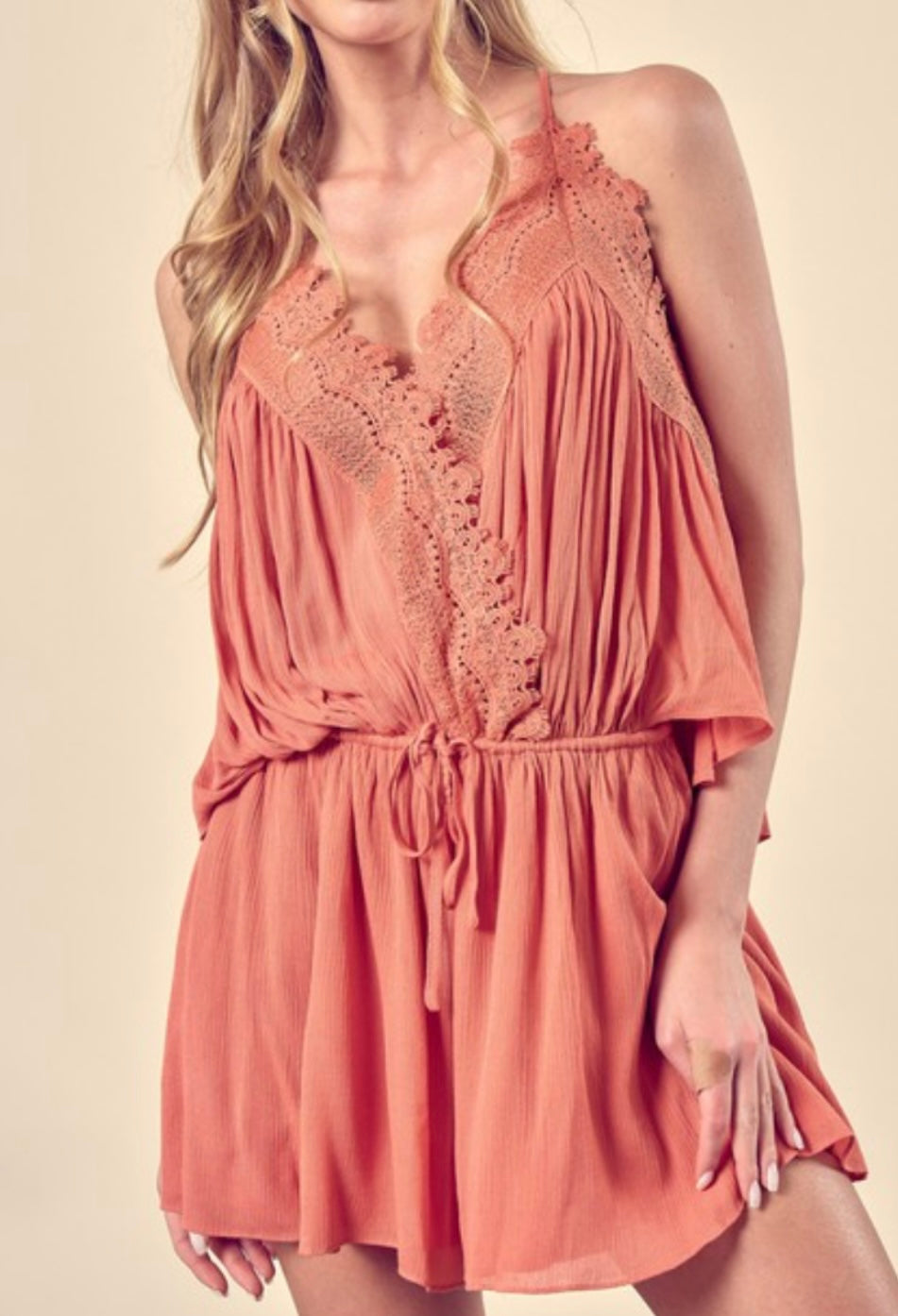 Coral romper